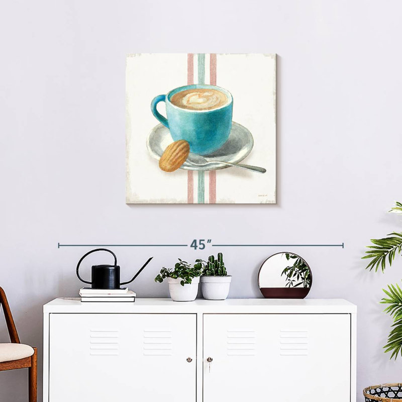 Wake Me Up Coffee I With Stripes, H 24 po x l 24 po