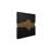 Geode Texture Panel Black and Gold