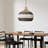 Brookings 1 - Light Natural Dome Pendant-935518922