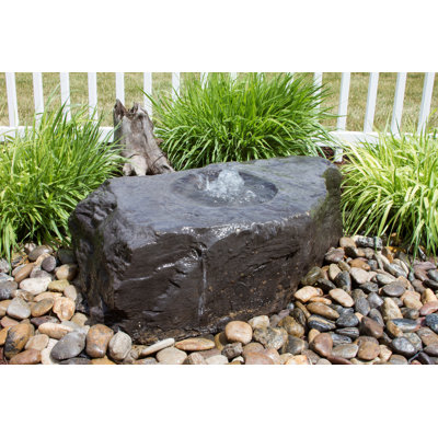 Delmonta Handcrafted Outdoor Rock Fountain