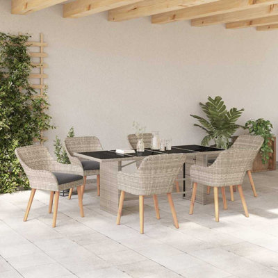 6 - Person Rectangular Patio Dining Set