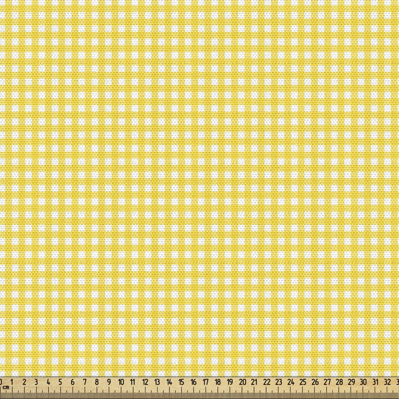 Tissu à carreaux Ambesonne, l 36 po x L 58 po