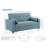 Sealy Muskoka Queen Pop-Up Convertible with USB Port in with Solid Wood Legs in Espresso-101925585