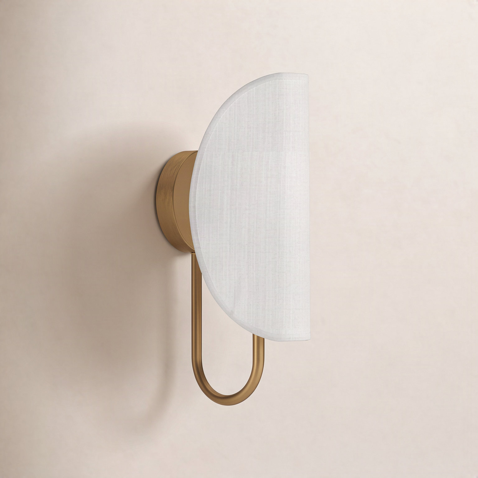 Calline Single Light Dimmable Armed Sconce, Matte Black