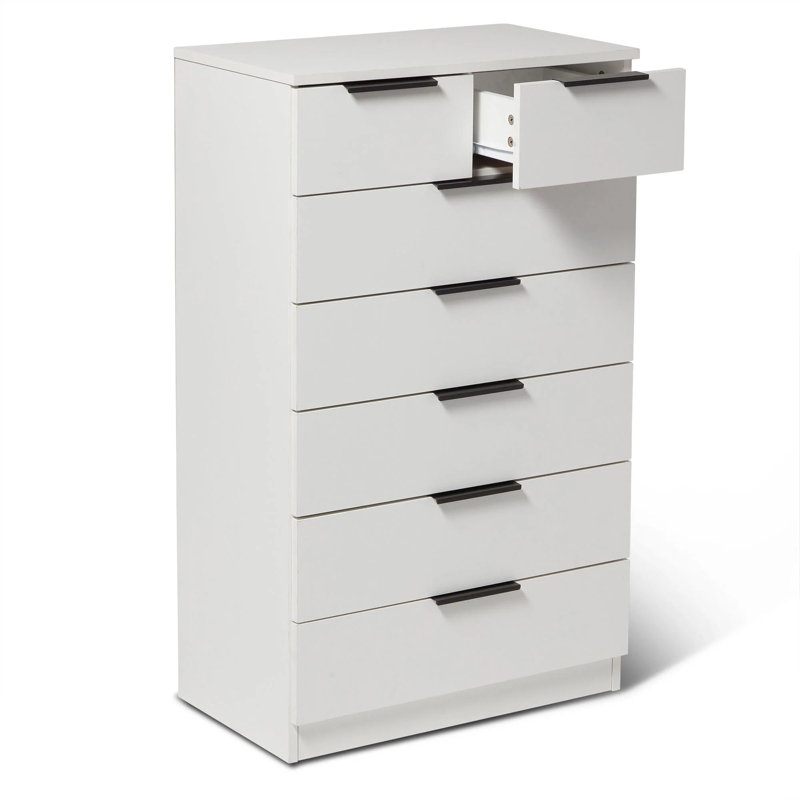 Glenhaven 60 cm W Chest of 7 Drawers, White