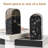 Natural Marble Bookends Set of 2, Modern Stone Book Holder for Bookshelf Decor-1310286283-1310286302