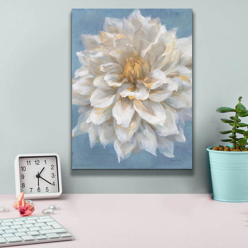 «Open Petals 1» par Danhui Nai, art mural sur toile, H 16 pi x l 12 pi
