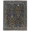 Rock My Classics Wool Oriental Area Rug in Black/Midnight Blue-80833419