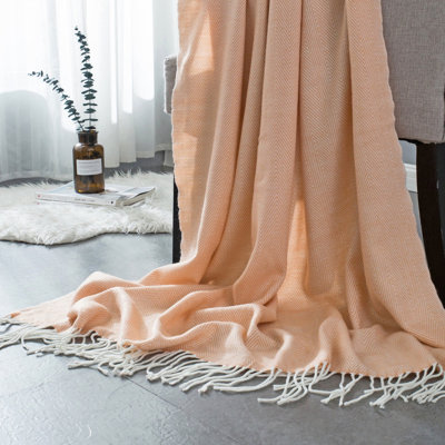 Herringbone Throw Blanket