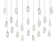 Martini 23 Light Crystal LED Multi-Light Pendant