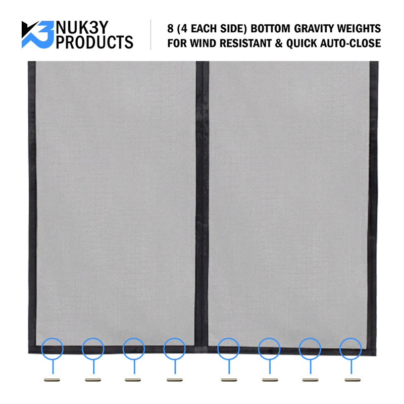 Magnetic Screen Shutter/Door Accessory, 83" H x 38" W x 1" D