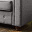 Causeuse rembourrée capitonnée, causeuse Chesterfield avec accoudoir à accoudoirs à défilement, canapé modulaire pour le bureau du salon-1900814044