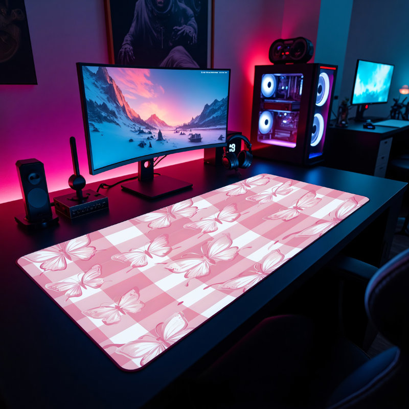 Polyester Desk Pad, 31.5x15.5