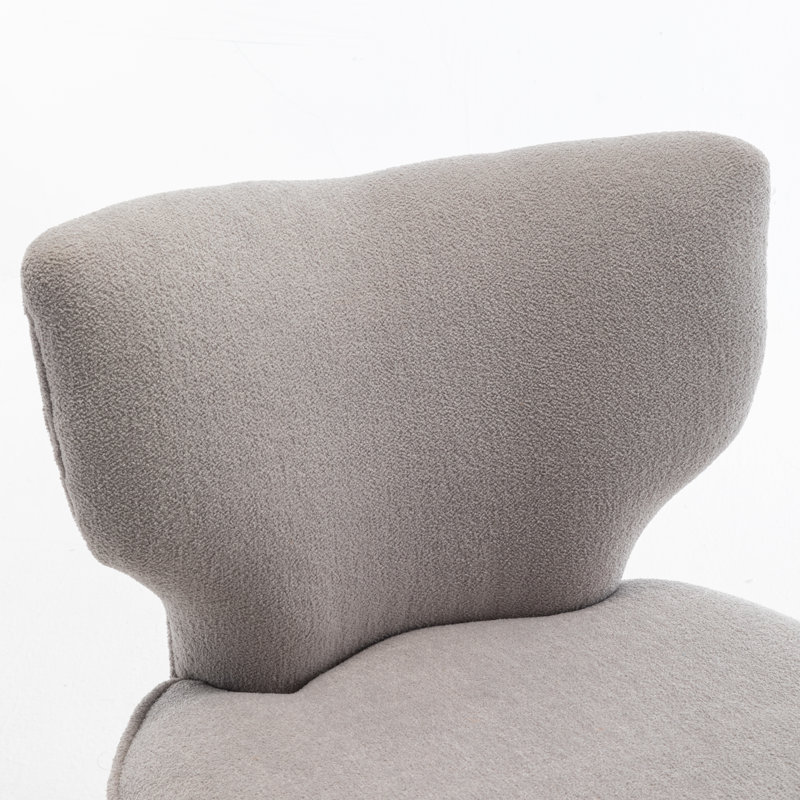 Chaise d'appoint Jonavon, Gris clair, Bois