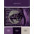Soft Plush Fanelli Halloween Modern & Contemporary Abstract Area Rug in Purple – Navy Binding-1429139410