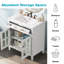 Meuble-lavabo de 30 po avec lavabo en céramique, meuble-lavabo avec pieds en bois massif-514860799