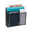 Mind Reader Vertical File Storage, Desktop Organizer, Workspace, Office, Metal Mesh, 12.5"L x 3.75"W x 11.5"H