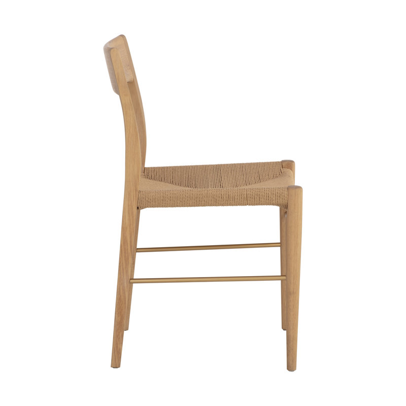 Upland Solid Wood Dining Chair, Brown