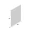 Miroir rectangulaire pour commode Saltz