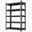 Étagère de rangement à 5 niveaux, étagère réglable en métal 2200 lb, noir, nécessite un assemblage