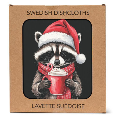 Torchon Winter Raccoon