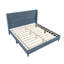 Ensemble de chambre à coucher avec lit tapissier à oreilles avec deux tables de chevet 3 pièces Arles-614693863-614693866