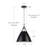 1-Light Nordic Modern Strap Pendant Lamp-1742212943