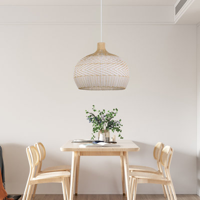 Aribella 1 - Light Natural Dome Pendant