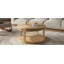 Table basse ronde en bois, table circulaire pour le salon-1356028210