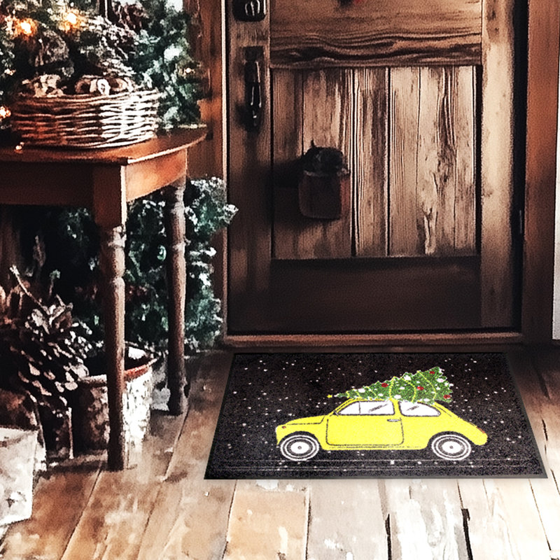 Le tapis de sol Holiday Aisle® Khrissa
