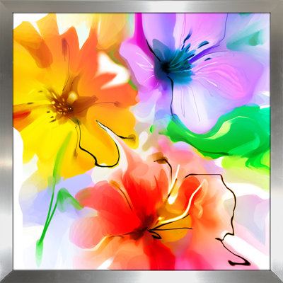 « the floral danse », impression encadrée