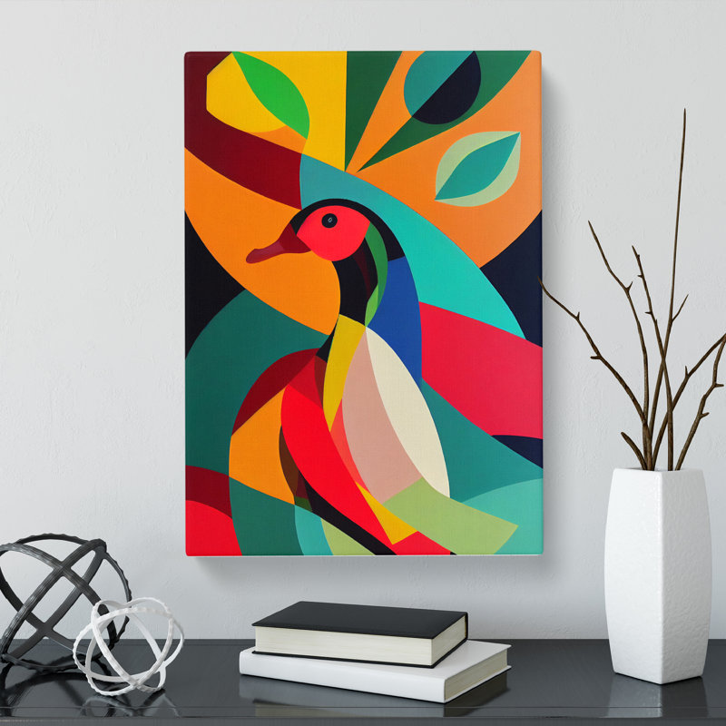 Blakesley Duck Abstract Vol.1 - Wrapped Canvas, 50cm H x 35cm W x 3cm D