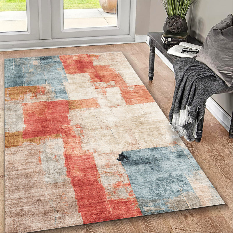 Tapis lavable antidérapant 5 pi x 7 pi