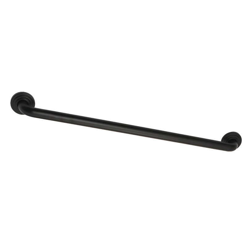 Kingston Brass Restoration 1-1/4 Inch O.D Grab Bar, 18" W, Matte Black