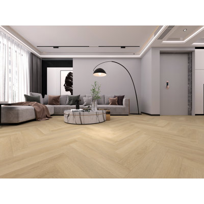 The Terra Collection Herringbone SPC Flooring 30"L X 6mm, 16.53 Sf/Box