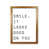 Honey Oak Frame