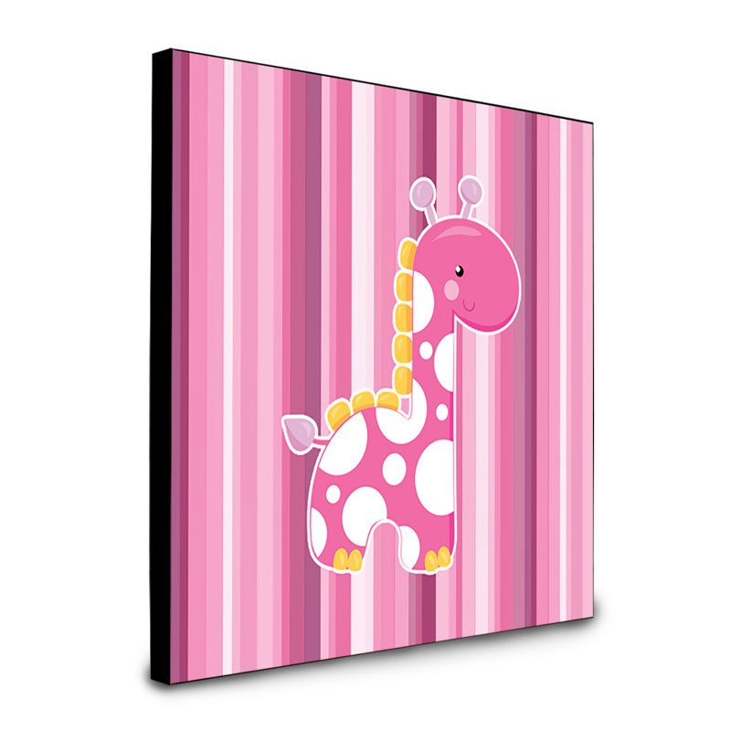 Panneau mural d’art giraffe fille Aisley