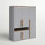 Phineas 5 Door Manufactured Wood Wardrobe