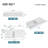 40 in. Wall-Mount or Countertop Bathroom Hidden Drain with Large Square Bowl-67801653
