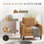 Mid-Century Modern Accent Chair, PU Leather, Solid Wood Frame With Foam Cushions-1021371430-1022310555