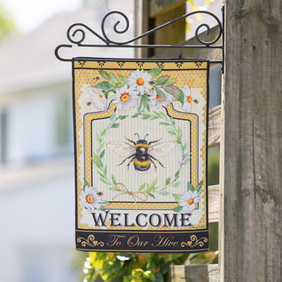 Saleste Double Sided 18 in. H x 12.5 in. W Polyester Animal Garden flag