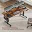Anietra Adjustable Metal Base Computer Desk-1538854959
