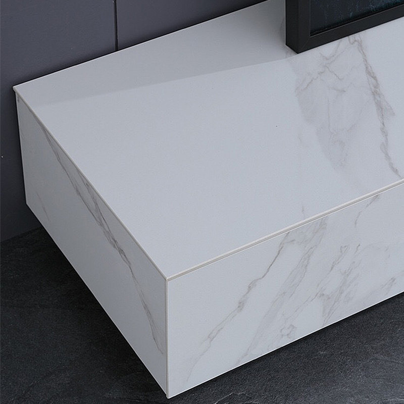 Meuble télé italien de luxe, H 10,24 po x L 86,61 po x l 15,75 po