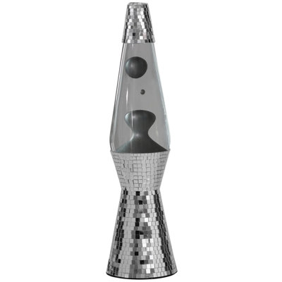 16" Disco Motion Lamp,retro Silver Wax Light