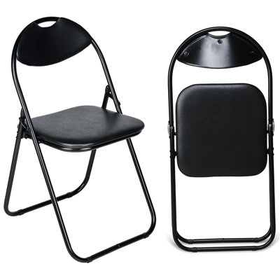 Faux Leather Banquet Folding Chair 1