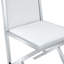 Chaise de salle à manger rembourrée en similicuir moderne avec pieds géométriques en métal (ensemble de 4)-497396654-497396564-497396561