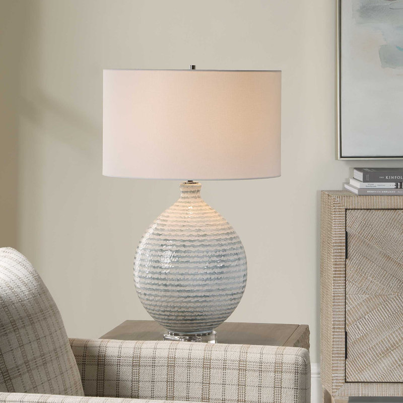 Uttermost Clary Horizontally Striped Table Lamp