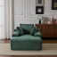 Chaise longue moderne en fausse fourrure à rayures - Fauteuil d'appoint ergonomique sans assemblage