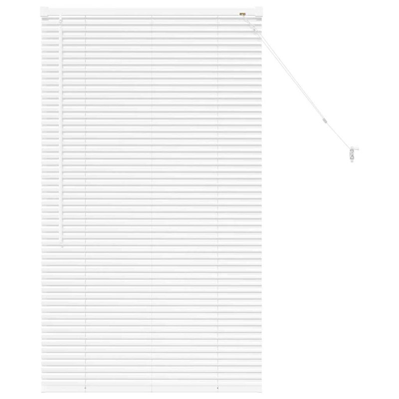 Horizontal/Venetian blind, White, 130cm L x 70cm W
