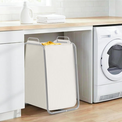 Grand panier à linge 85L avec poignée pratique